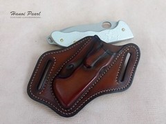 Custom Canted Leather Sheath for SAK Victorinox Hunter Pro Alox [Sheath Only]