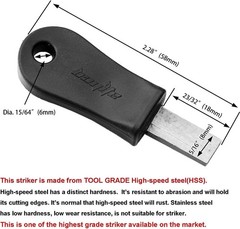 Durable Ferro Rod High Speed Steel Fire Starters – Available in Packs of 3/5/10