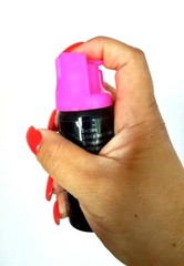 Police Magnum pepper spray 2 ounce HP Twist Lock Pink Holster Defense Protection