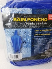 PONCHO Mens Waterproof Rain Coat Travel Hoodie Hiking Gear Survival Backpacking