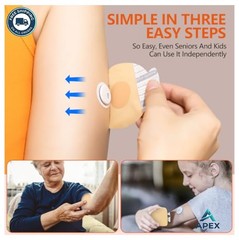 Sensor Covers Waterproof 20 Count Breathable Sweatproof Adhesive Patches for
