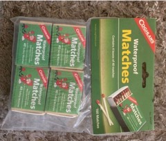Coghlans Waterproof Matches. 4 Boxes / 160 Matches. Free First Class Shipping!!