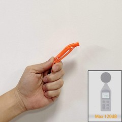 HEIMDALL Emergency Whistle with Lanyard for Safety Boating Orange-3 Pack
