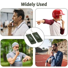 hoeslaw 120 dB Emergency Whistles for Teachers, Self Defense One Size, Green