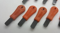 2 Rod Striker/Scraper Blade Firesteel Ferro Flint Ferrocerium EDC / BOB ORANGE