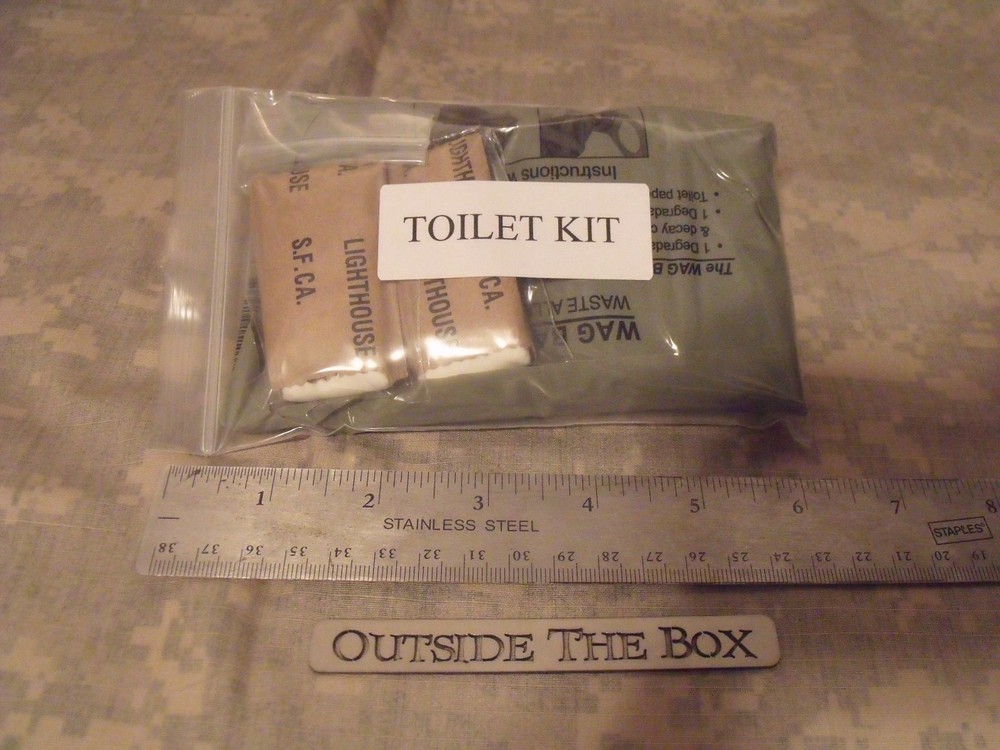 Emergency/Survival Personal Hygiene Kit: Supplemental TOILET KIT! Wag Bag Kit