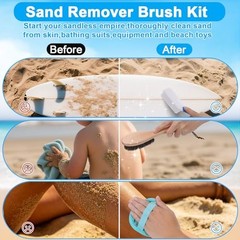 Sand Remover Brush Kits for Beach,Beach Vacation Essentials for Kids 7 PCS