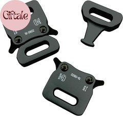 Paracord Bracelet Buckles 2 Pack Metal Side Quick Release Tactical Belt Buckle D