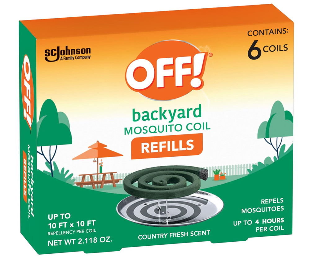 OFF! Backyard Mosquito Repellent Coil Refills, Perfect for Outdoor Patios…