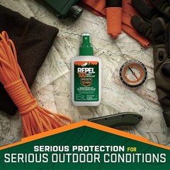 Repel 100 Insect Repellent, Pump Spray, 4-Fluid Ounces, 10-Hour Protection khry