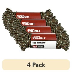 4 Pack 7/32 inch 50 ft 1100 Paracord Camo Heavy Duty Outdoor Utility Rope New