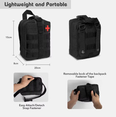 Emergency Survival Kit First Aid Bug out bag Military Prepper outdoor tactical