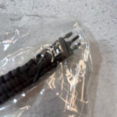 Unbranded Paracord Survival Bracelet Water Bottle Holder Set Black New Tactical