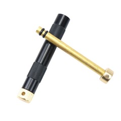 Brass Metal Fire Piston Outdoor Emergency Fire Tube Camping Survival Tool