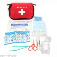First Aid Kit Emergency Survival Medical Rescue Bag Treatment Case Home Outdoor