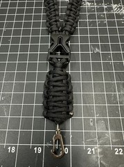 Paracord Lanyard Black