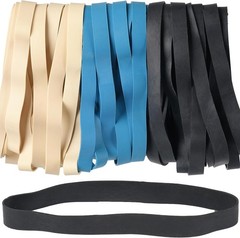 Rubber Bands Size#107 Heavy Duty Big Wide rubber band Black,blue,light brown