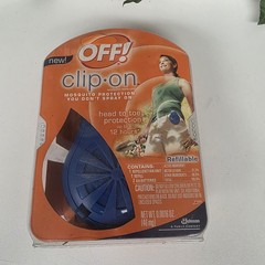 Off! Clip-on Fan Circulated Mosquito Repellent w/ 1 Refill New