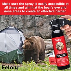 Bear Spray Repellant W/ Spray Bag W/ 1 Pack Free Peper Spray 1/2oz