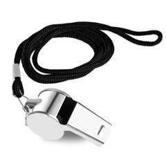 Heavy Duty Metal Referee Whistle Loud Coach Lifeguard Sports Safety SOS