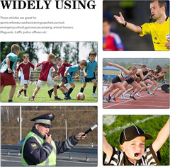 Whistle, Whistle for Coaches, Plastic Whistles for Adults, Coach Whistles with L