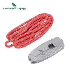 Titanium Survival Whistle Compact Emergency Safety Whistle Rust-Proof Whistles f