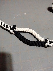 Glow in the dark Theme Monkeyfist paracord 550 Get back whip. Use responsibly