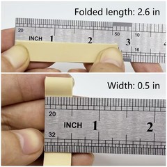 Tactical Rubber Bands Size #82 (2 1/2» x 1/2»), 50 Pcs 82, Light brown