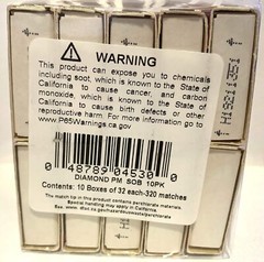(Pack of 10) Strike on Box Matches, 32 Count per box, 320 Total Matches
