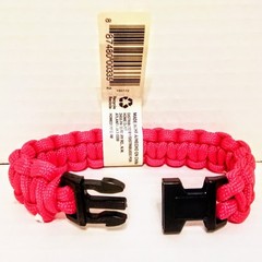 Everbuilt 550 Paracord 7 Strand Large Red Survival Bracelets – Lot Of 104 – New