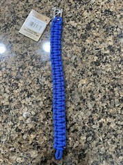 Mil-Tec By Sturm, Survival Paracord Braided Armband, Stainless Steel Shackle, XL