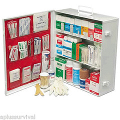 Commercial First Aid Kit Cabinet 3 Shelf OSHA Approved Survival Emergency CERT