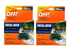 2 ~ OFF! Patio & Deck Mosquito Coil IV Country Fresh Scent 6 Coil Refills