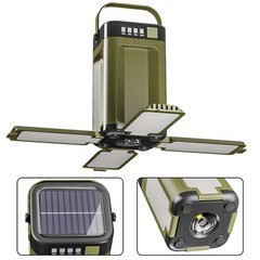 Ultimate Camping Companion Foldable 4-Leaf Solar Charging Lamp