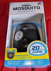 Thermacell E90 Mosquito Repellent Bonus Pack Includes 40 Hr Refill- Black NEW