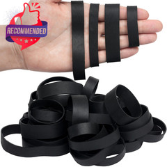 Rubber Bands Assorted Sizes Black Mixed Wide Elastic Bands For For Survival