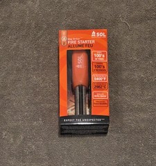Sol Mag Striker Fire Starter Orange Flint Fire Starter Bottle Opener 93447