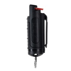 POLICE MAGNUM 4 Pack 1/2oz Black Molded Case Keychain pepper Spray Self Defense
