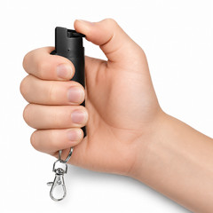 3 PACK Burn Pepper Spray 1/2oz Self Defense Security Keychain Black
