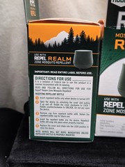 4 Pack Repel Realm Zone Mosquito Repellent Refill 40 Hours 0.19 oz