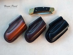 Buck 112 Custom Sheath | Strongside Horizontal Carry Leather Sheath