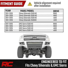 HD Tie Rod Kit for 2011-2024 Chevy/GMC 2500HD/3500HD – 11016