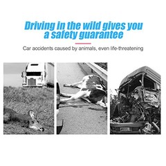 2Pack Car Deer Warning Whistle Devices, Horns Sensor Alerts Gadgets for Black