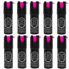 Police Magnum mini pepper spray self defense bulk set 10 PACK 1/2 oz Twist Locks