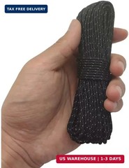 2mm Reflective Guyline Camping Paracord, Ultralight Thin Cord Rope for Tarp Rain