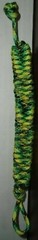 Fish Tail Braid Bracelet Bright Green Camo 550 Paracord Toggle Clasp Hand Made
