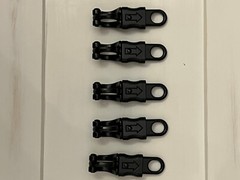 Qty 5 – Black Panic Snaps for 550 Paracord Get Back Whip