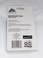 Ozark Trail Magnesium Bar With Striker Fire Stater Aid Hunting Fishing Camping