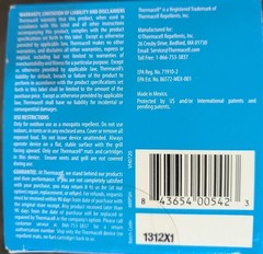 Thermacell Patio Shield Haze Mosquito Repellent 15ft Zone Scent Free No Spray