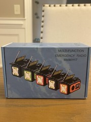 Emergency Solar Hand Crank Weather AM/FM/NOAA Radio SOS Alarm 12000mAh Power Ban